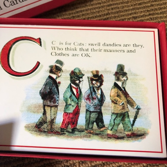 NEW IN BOX Cavallini ABC Animal Cards - Picture 4 of 6